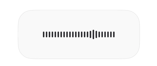 Loud voice waveform with taller, varied bars showing a more energetic recording